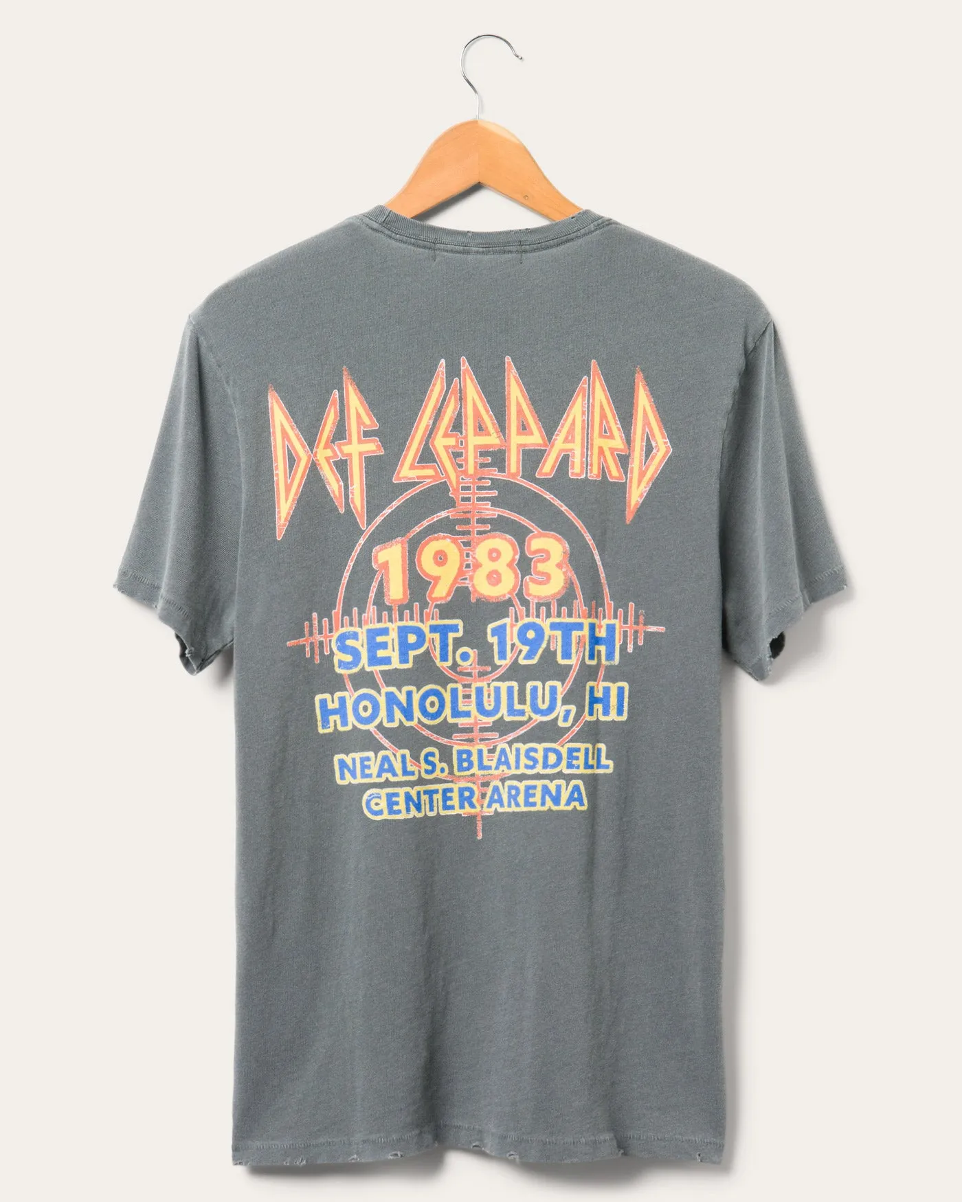 Def Leppard Pyromania Vintage Tee sold by Junk Food Clothing product image thumbnail 2