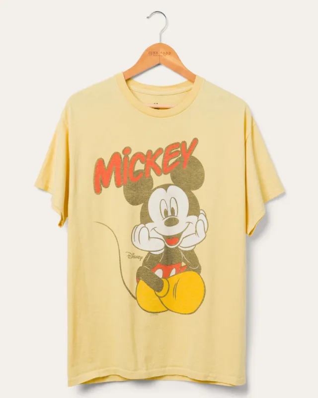 Mickey Sitting Flea Market Tee sold by Junk Food Clothing