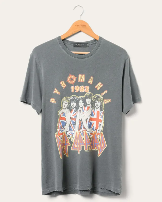 Def Leppard Pyromania Vintage Tee sold by Junk Food Clothing