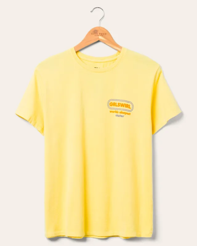 Women's GrlSwirl Skater Vintage Tee sold by Junk Food Clothing