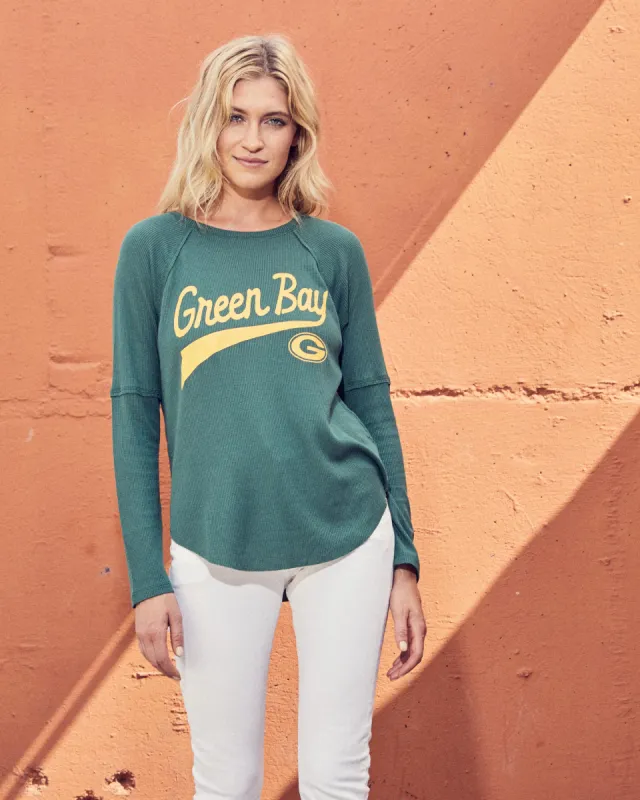 Women's Packers Super Soft Thermal sold by Junk Food Clothing