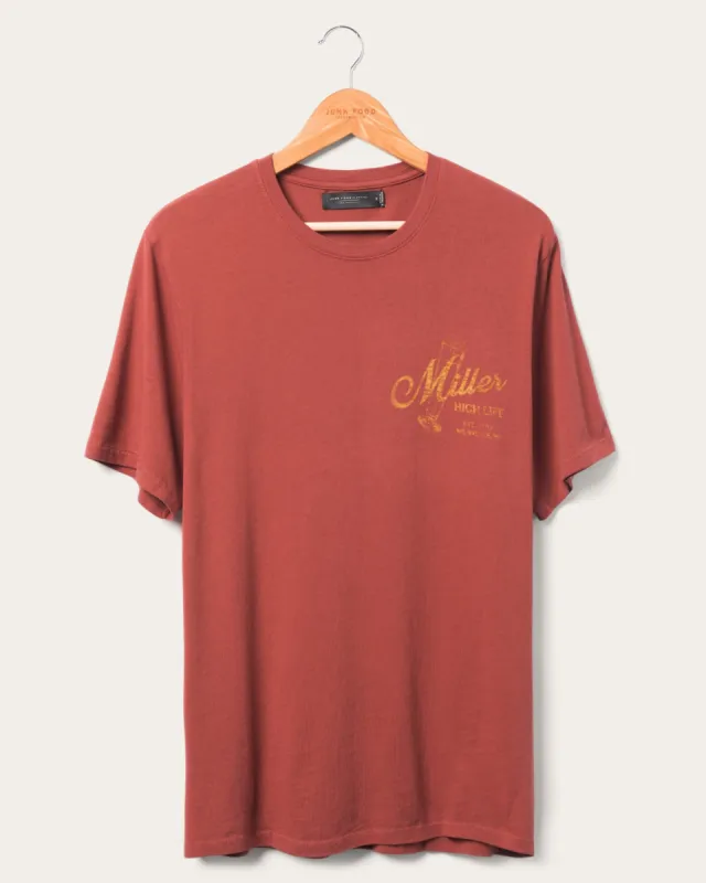 Miller High Life Sportsman's Club Glass Vintage Tee sold by Junk Food Clothing