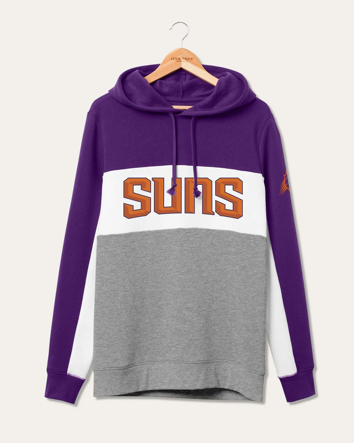 NBA Phoenix Suns Colorblock Hoodie sold by Junk Food Clothing