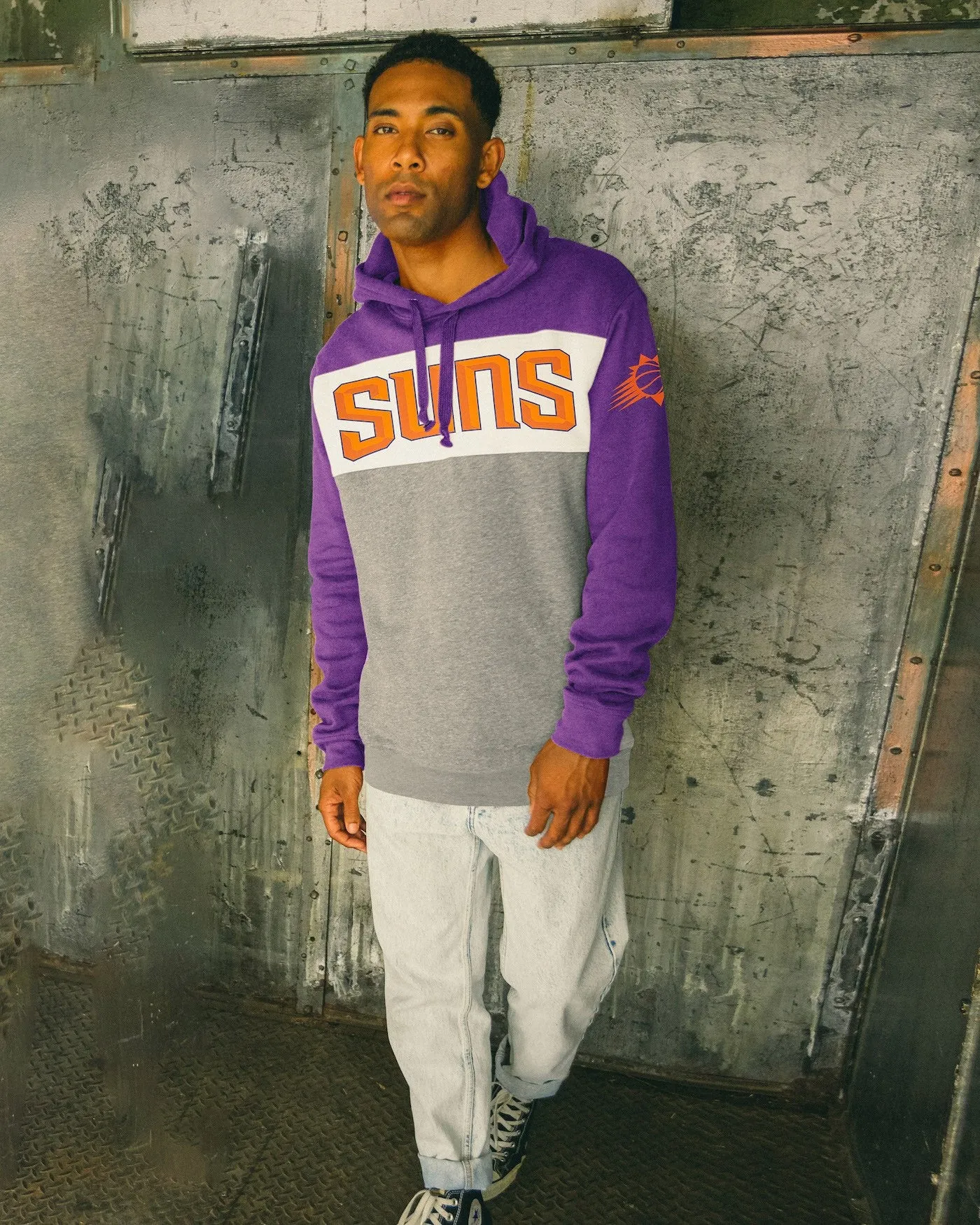 NBA Phoenix Suns Colorblock Hoodie sold by Junk Food Clothing product image thumbnail 2