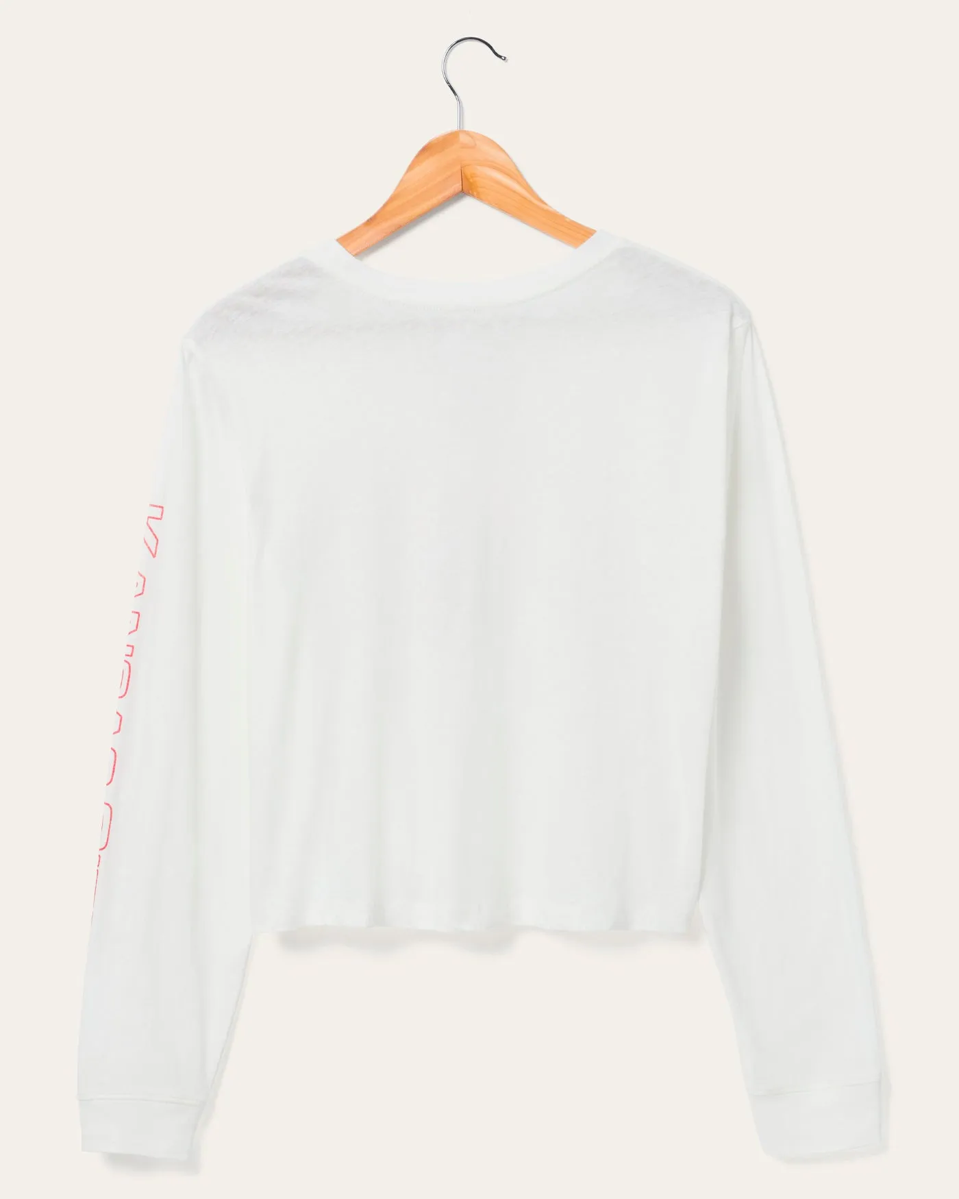 Women's Kansas City Chiefs Touchdown Long Sleeve Cropped Tee sold by Junk Food Clothing product image thumbnail 2