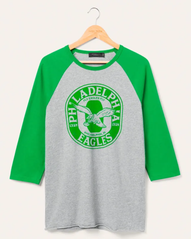 Philadelphia Eagles Elite Raglan sold by Junk Food Clothing