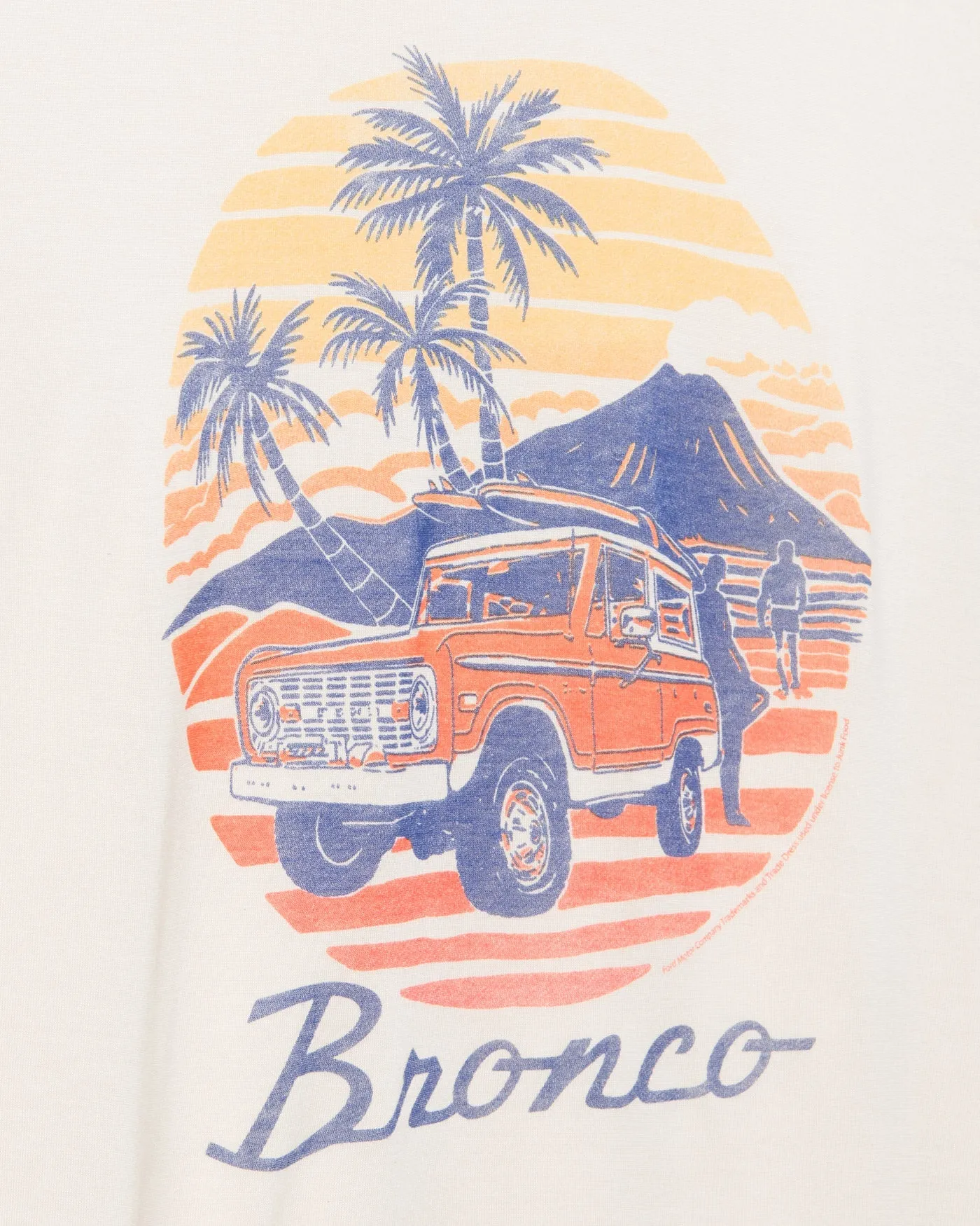 Women's Ford Bronco Sunset Vintage Tissue Tank sold by Junk Food Clothing product image thumbnail 4
