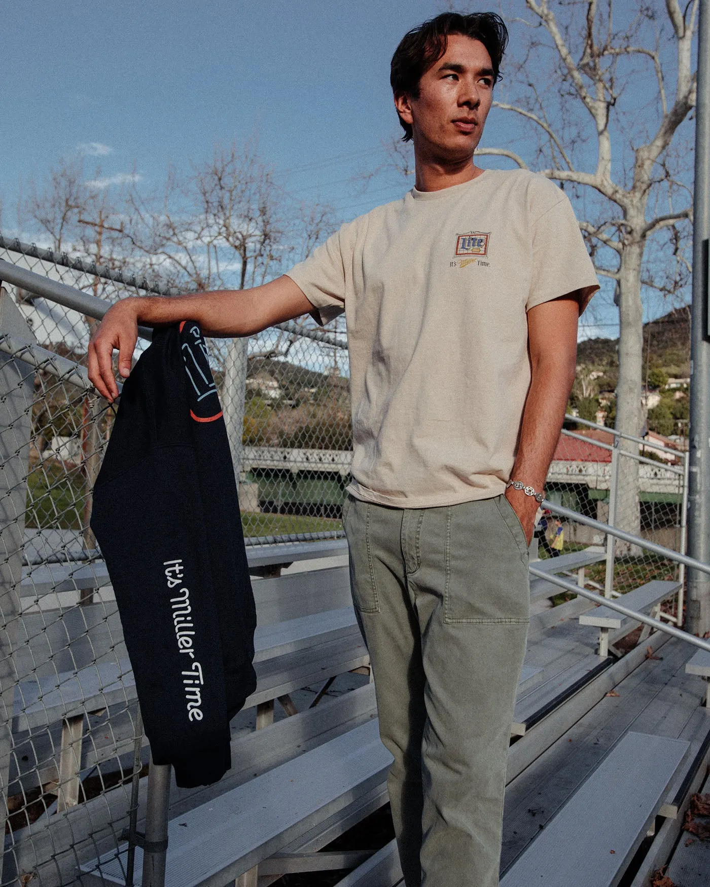 Miller Lite Stain Glass Flea Market Tee sold by Junk Food Clothing product image thumbnail 3