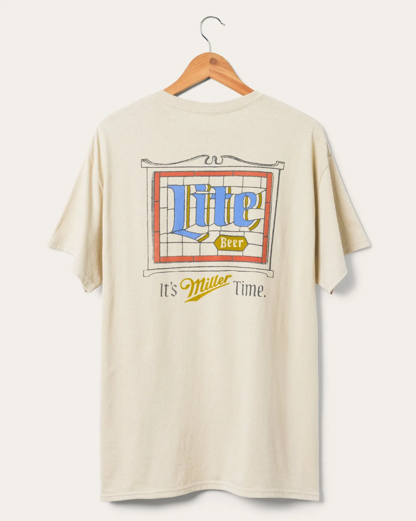 Miller Lite Stain Glass Flea Market Tee sold by Junk Food Clothing product image thumbnail 2
