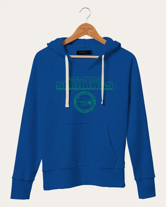 Women's NFL Seattle Seahawks Raw Edge Hoodie sold by Junk Food Clothing