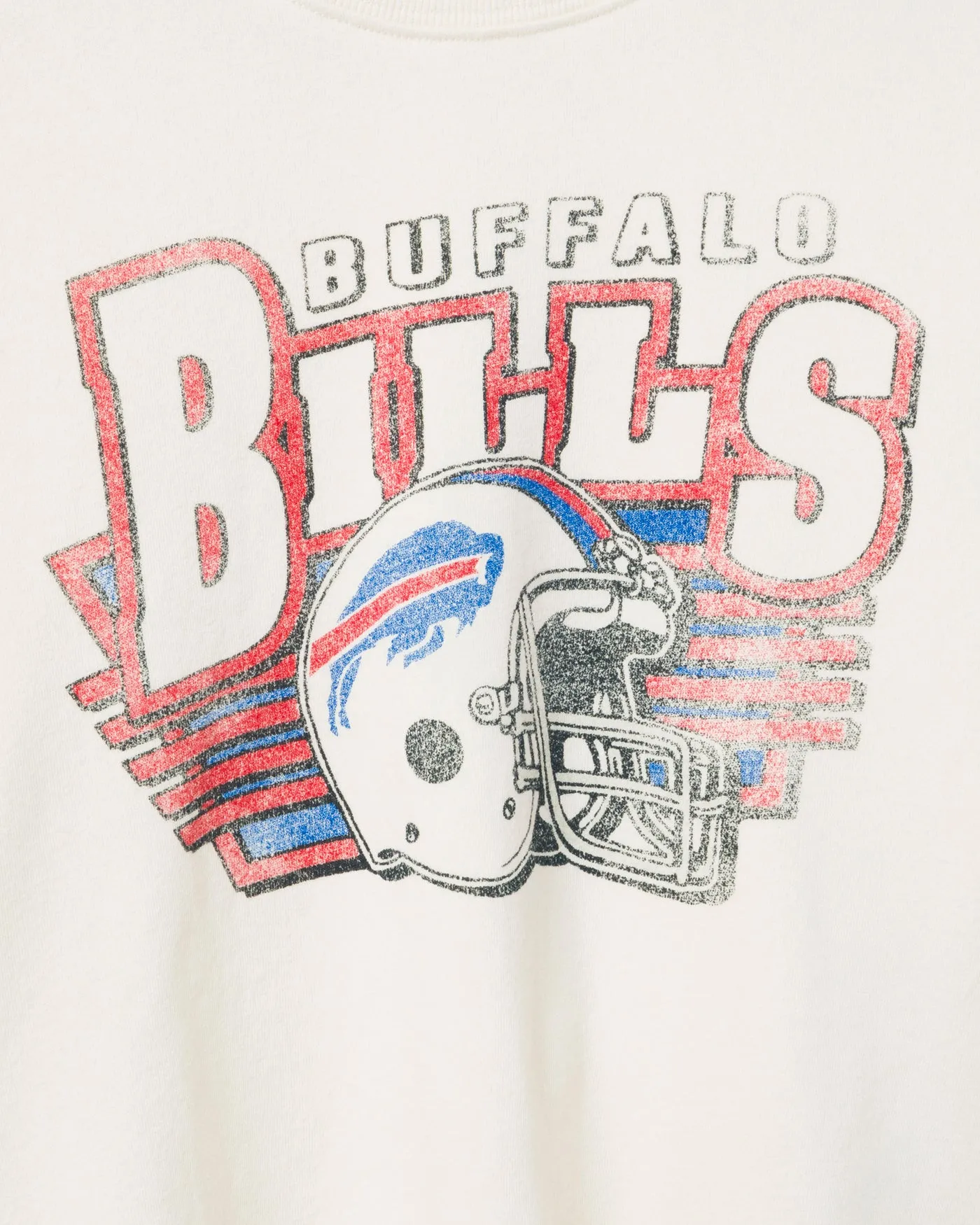 Women's Buffalo Bills Kickoff Crop Crew Fleece sold by Junk Food Clothing product image thumbnail 3