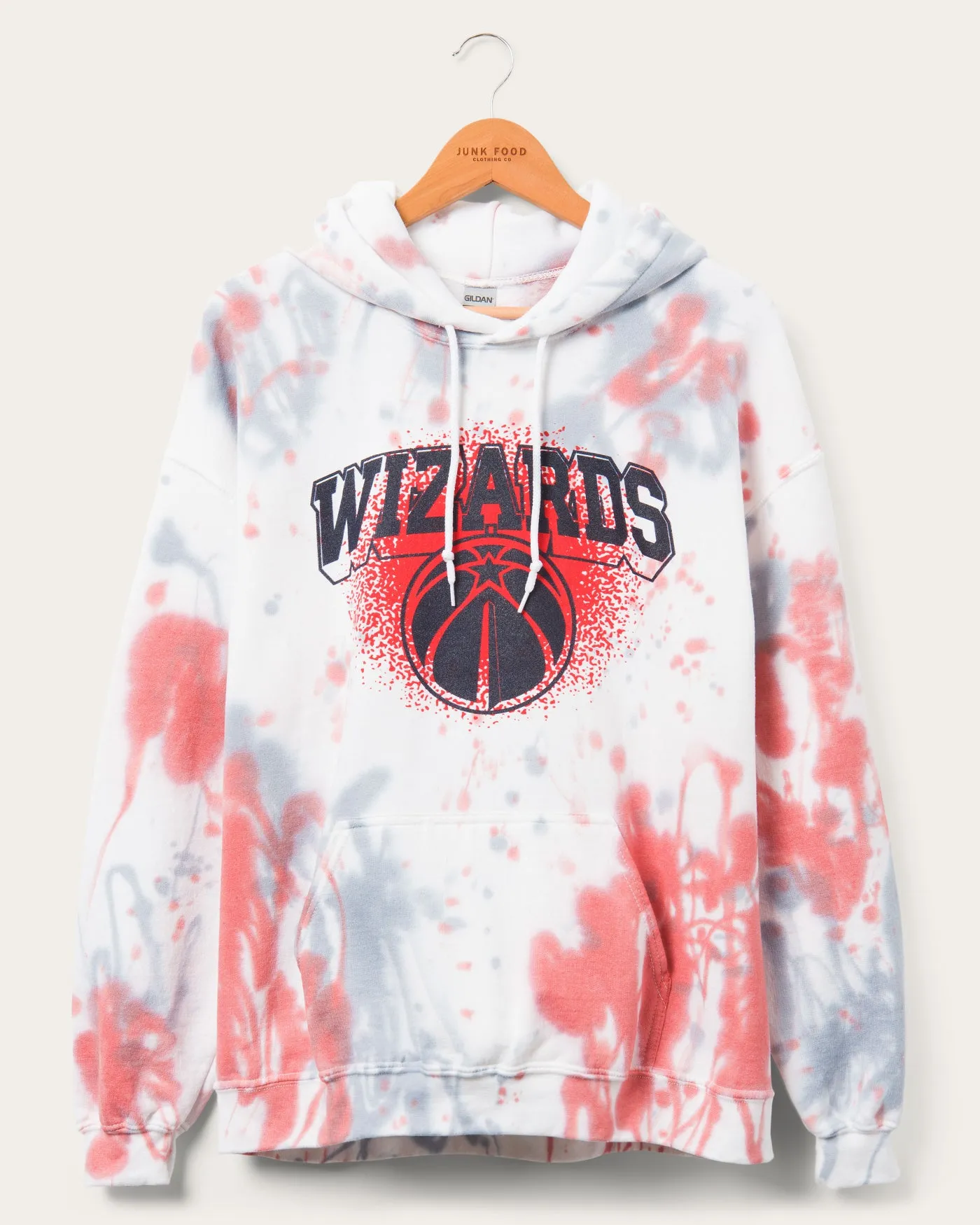 NBA Washington Wizards Tie Dye Hoodie sold by Junk Food Clothing