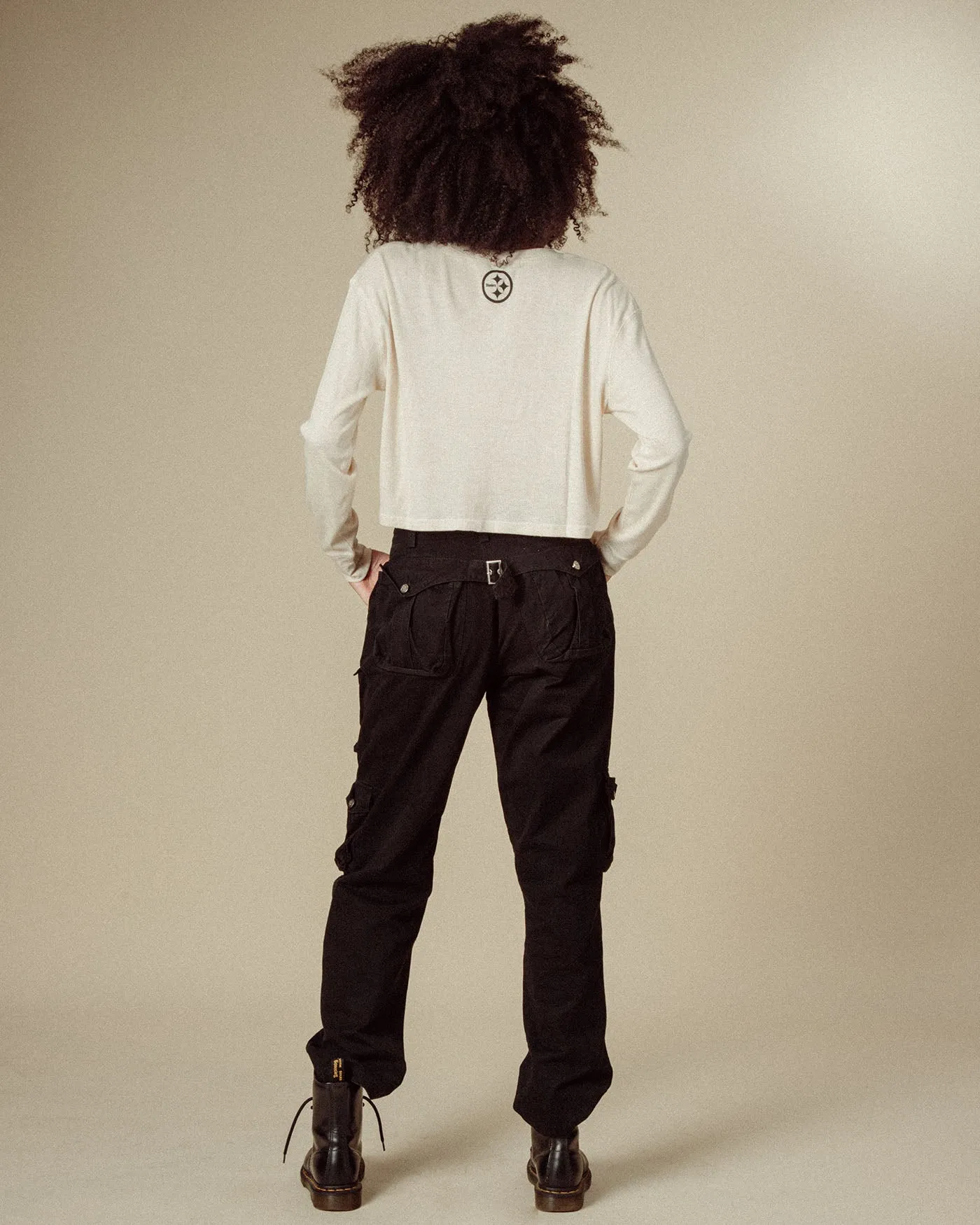 Women's Pittsburgh Steelers Sunday Crop Thermal sold by Junk Food Clothing product image thumbnail 3