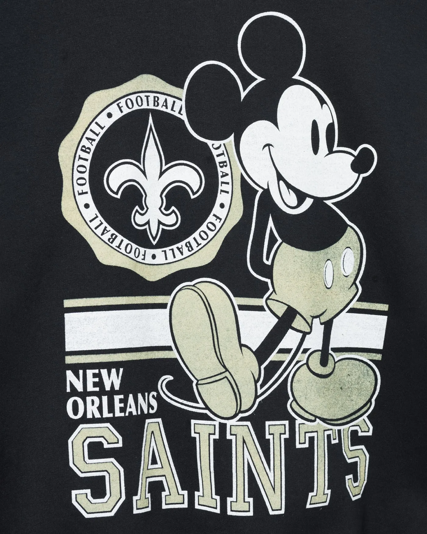 New Orleans Saints Mickey Crew Fleece sold by Junk Food Clothing product image thumbnail 3