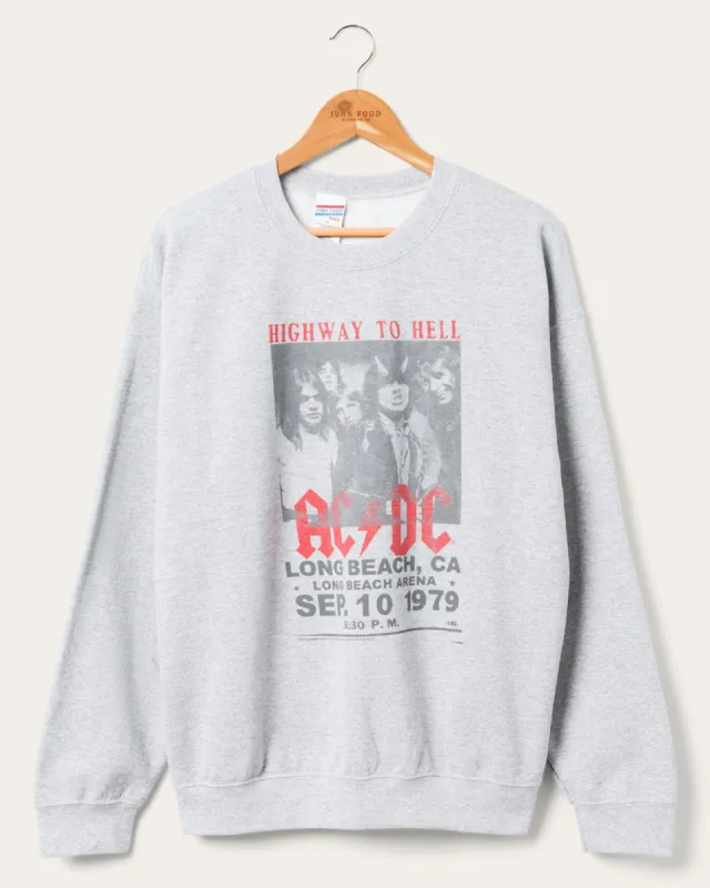 AC/DC Highway To Hell Tour Flea Market Crew Fleece sold by Junk Food Clothing