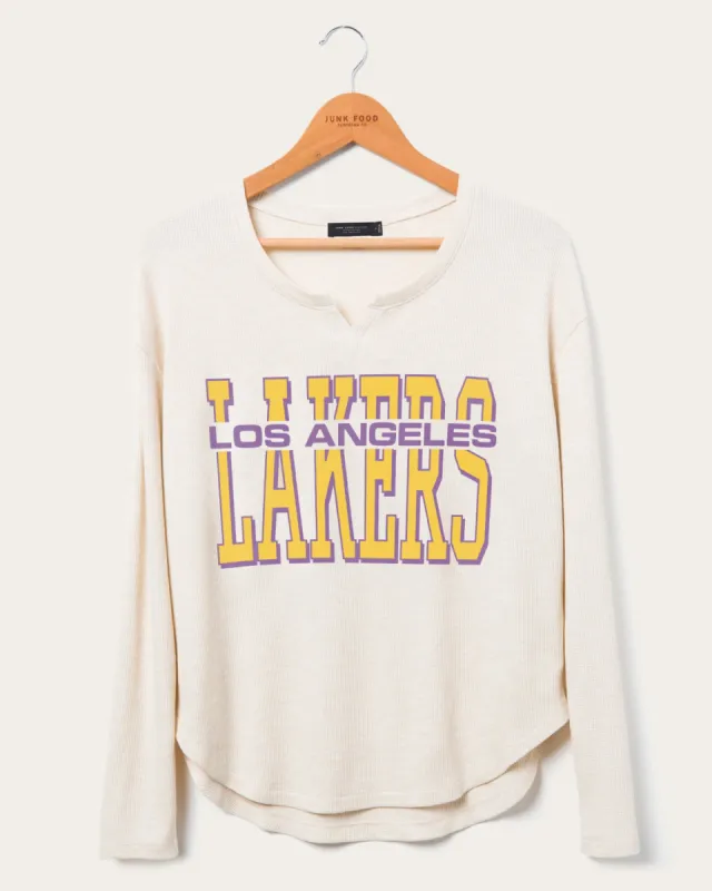Women's NBA Los Angeles Lakers Sunday Thermal sold by Junk Food Clothing