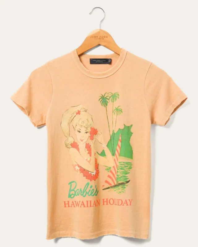 Women's Barbie's Hawaiian Holiday Original Tee made by Junk Food Clothing