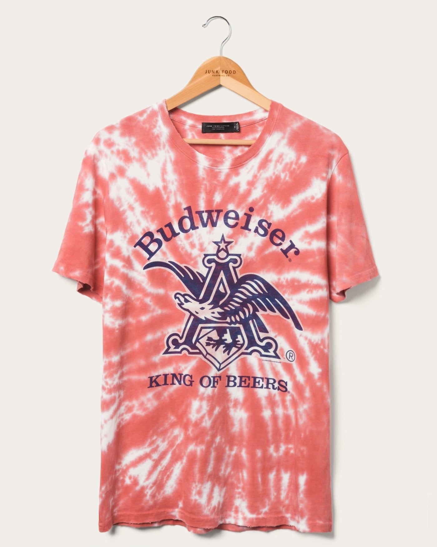 Budweiser Tie Dye Vintage Tee sold by Junk Food Clothing