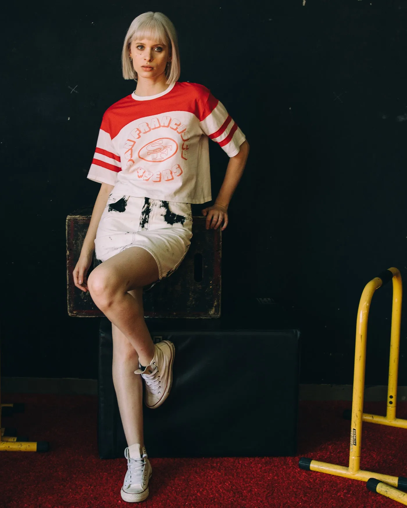 Womens 49ers Hail Mary Tee sold by Junk Food Clothing product image thumbnail 2