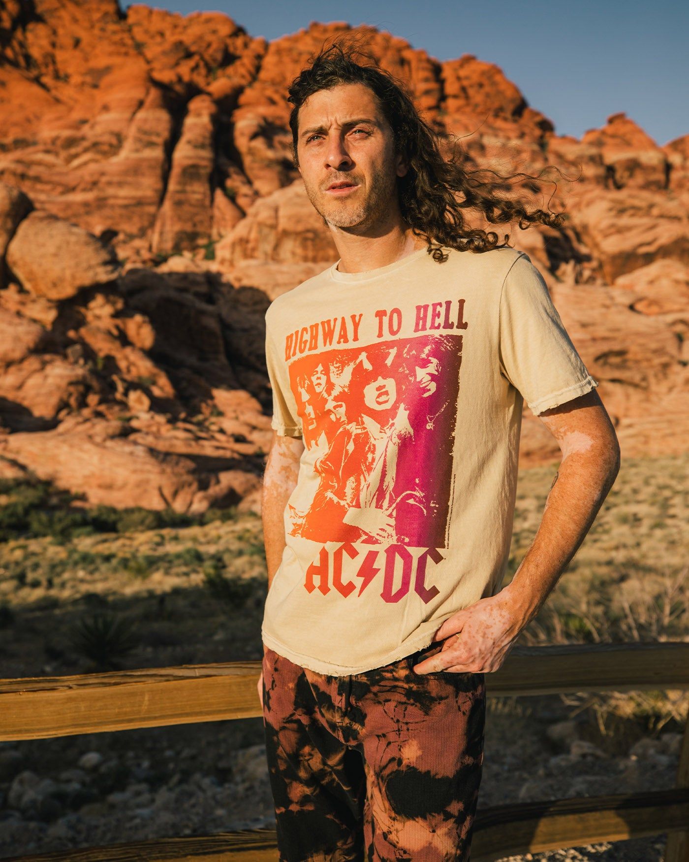 AC/DC Highway Vintage Tee sold by Junk Food Clothing product image thumbnail 2