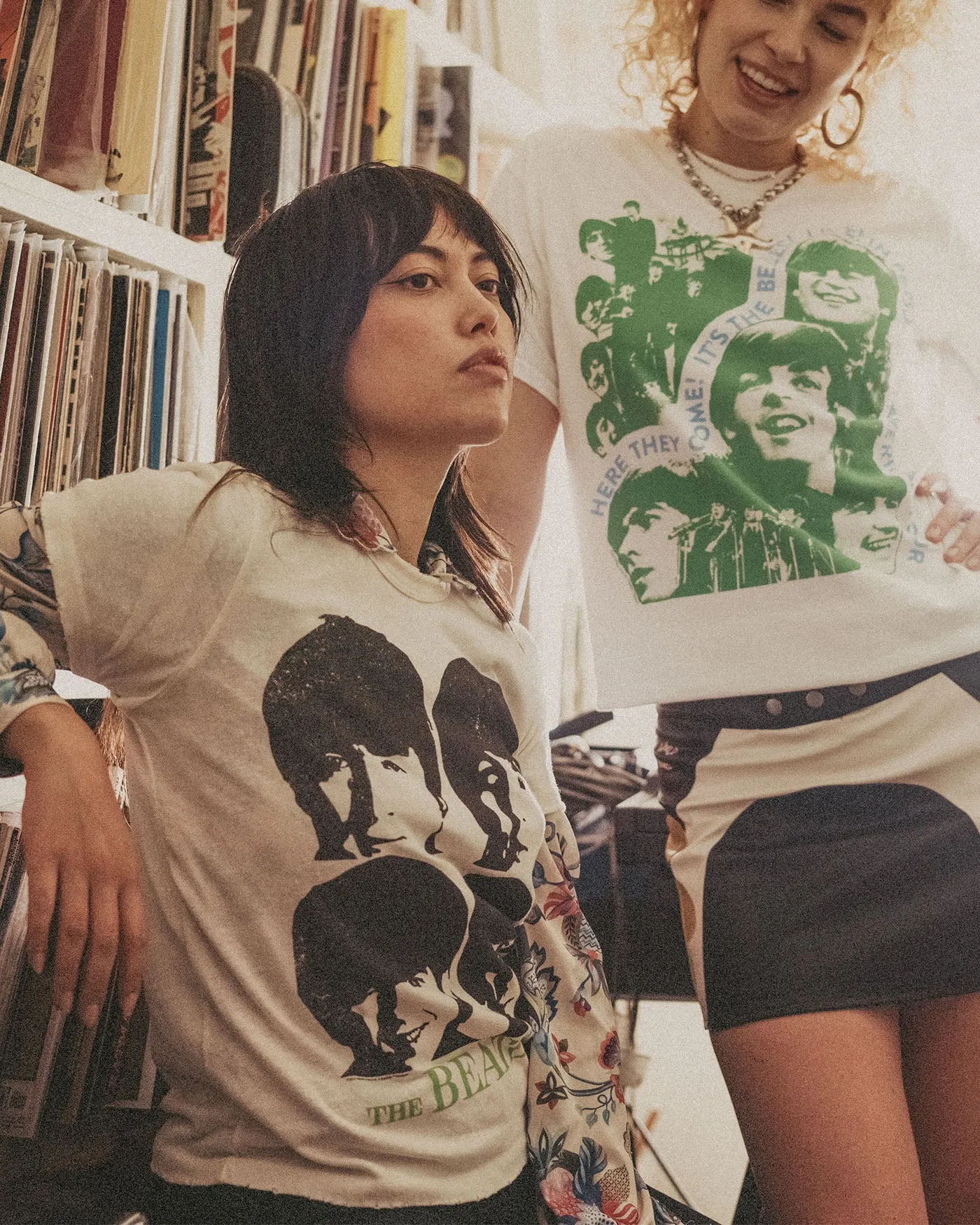 Women's The Beatles Four Portraits Original Tee sold by Junk Food Clothing product image thumbnail 3