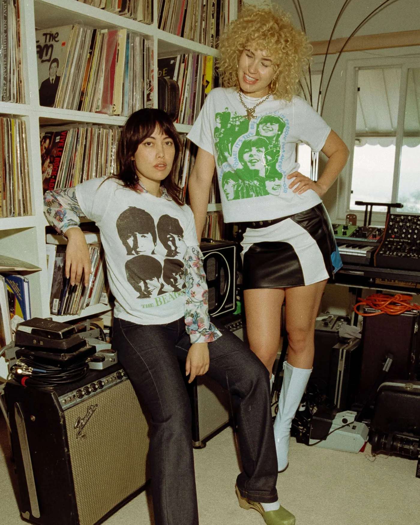 Women's The Beatles Four Portraits Original Tee sold by Junk Food Clothing product image thumbnail 2