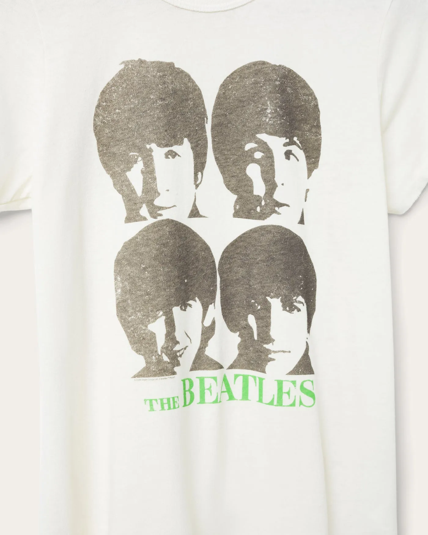 Women's The Beatles Four Portraits Original Tee sold by Junk Food Clothing product image thumbnail 5