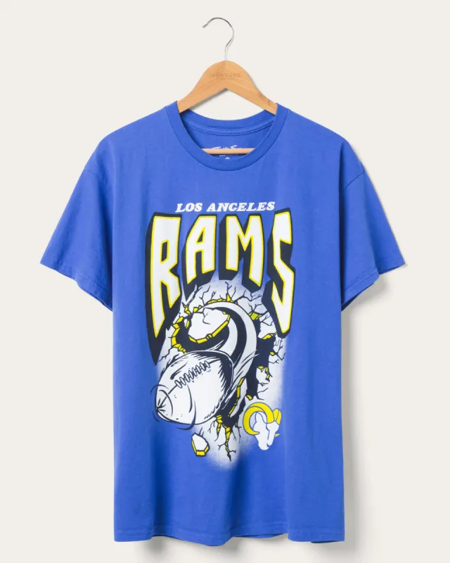 Los Angeles Rams Breakthrough Flea Market Tee sold by Junk Food Clothing