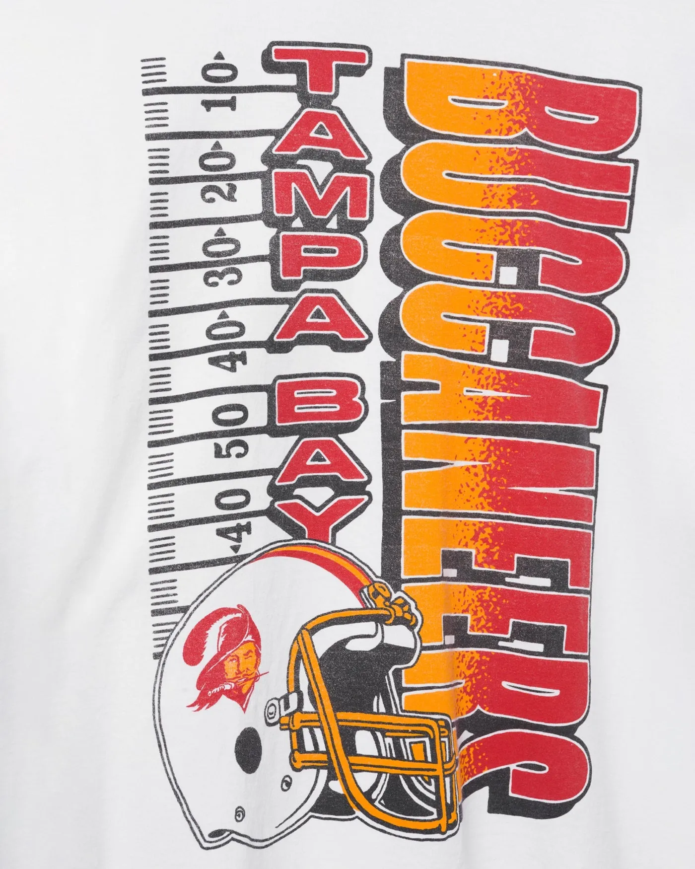 Tampa Bay Buccaneers Yardage Flea Market Tee sold by Junk Food Clothing product image thumbnail 3