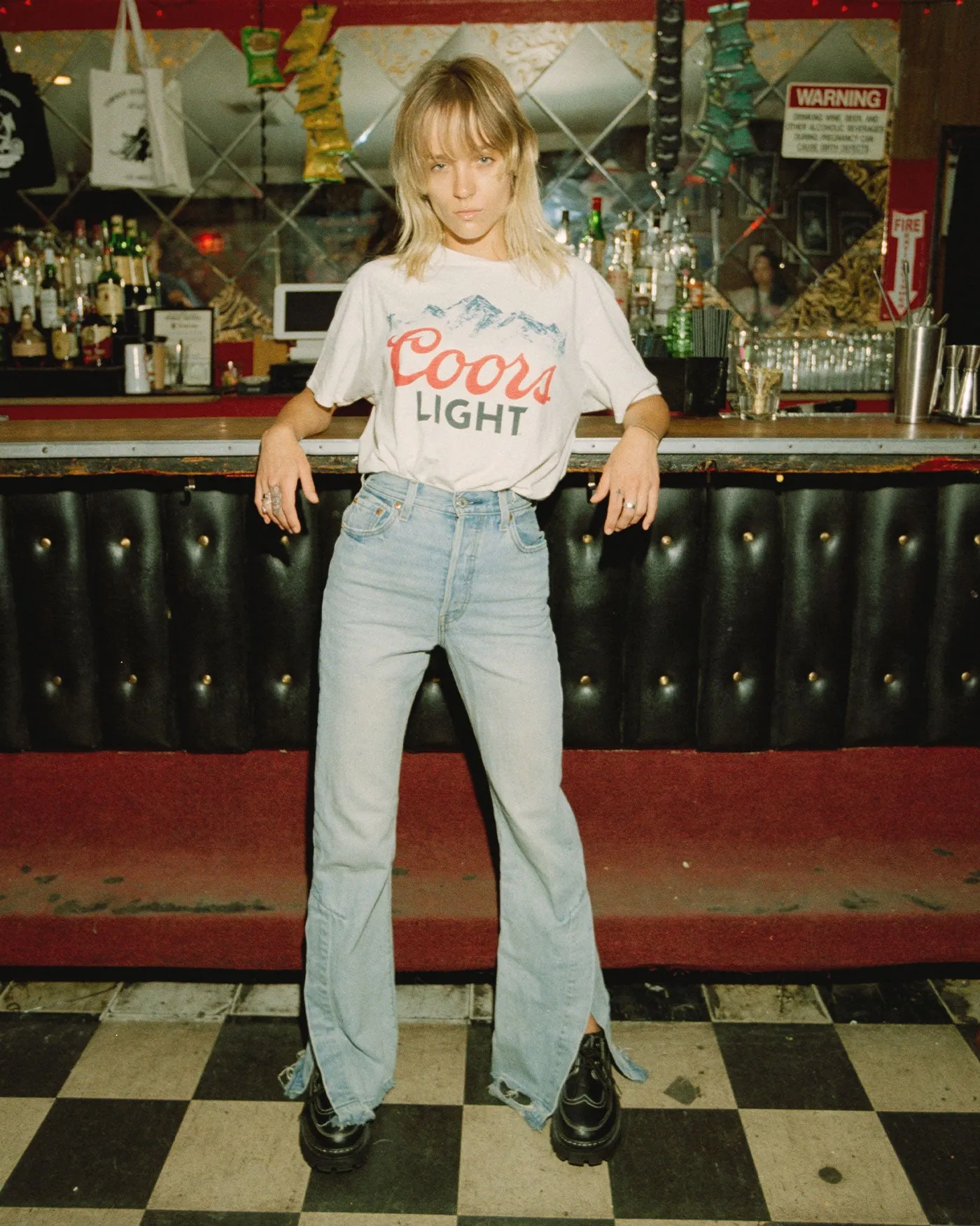 Coors Light Flea Market Tee sold by Junk Food Clothing product image thumbnail 2