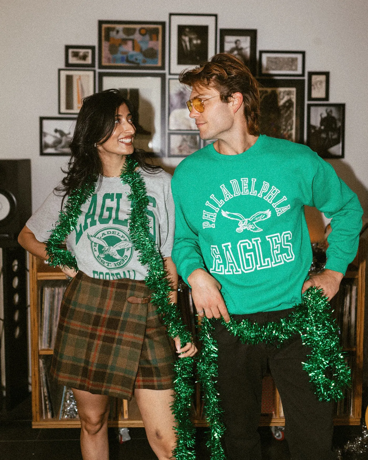 Eagles Touchdown Vintage Tee sold by Junk Food Clothing product image thumbnail 2