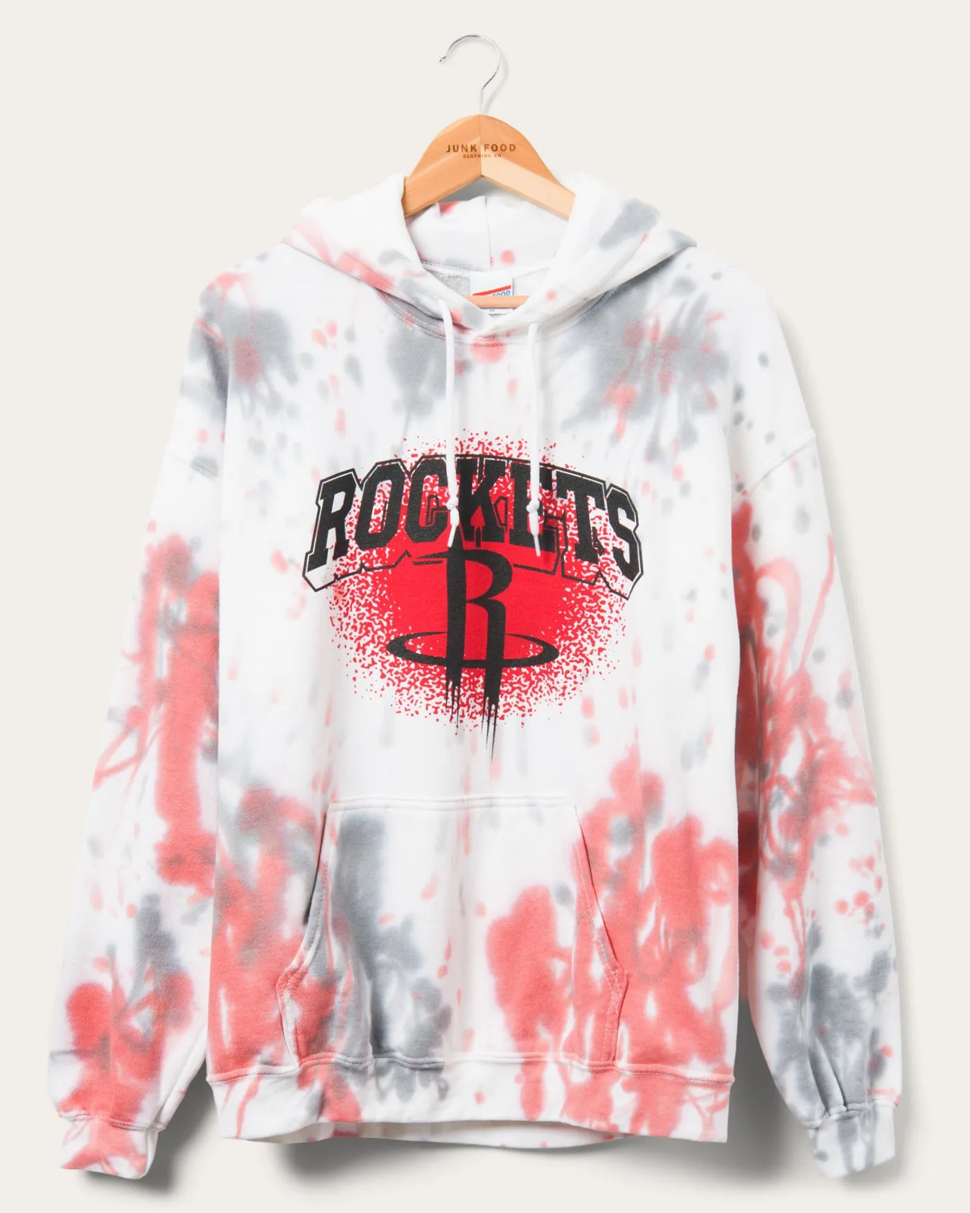 NBA Houston Rockets Tie Dye Hoodie sold by Junk Food Clothing
