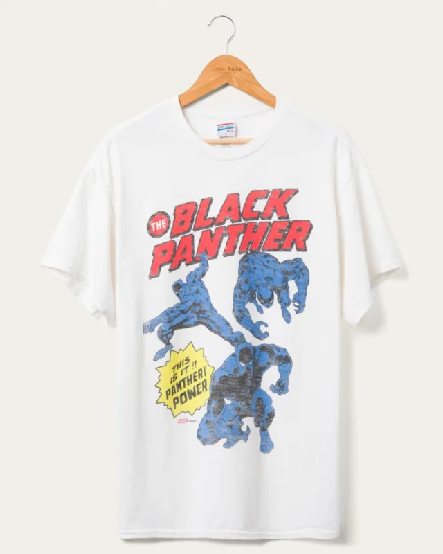 Marvel Black Panther Flea Market Tee sold by Junk Food Clothing