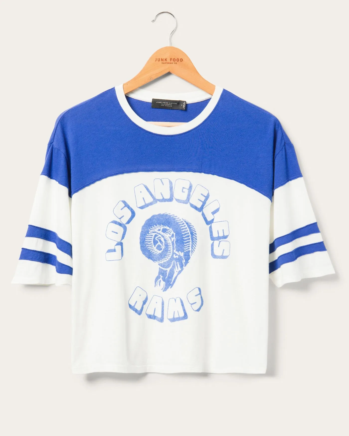 Womens Rams Hail Mary Tee sold by Junk Food Clothing