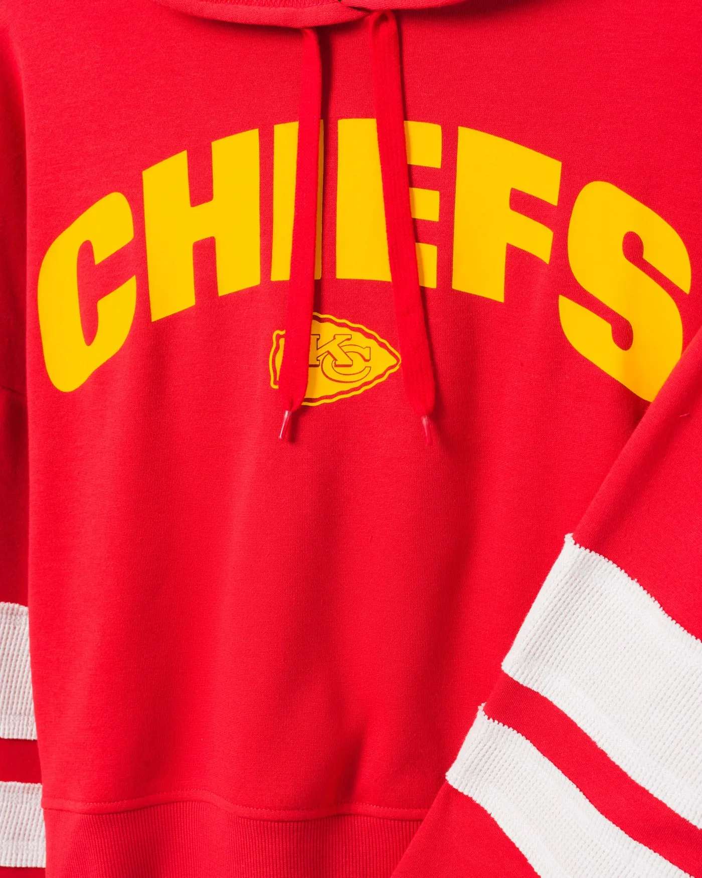 Women's NFL Chiefs Sideline Striped Fleece sold by Junk Food Clothing product image thumbnail 4