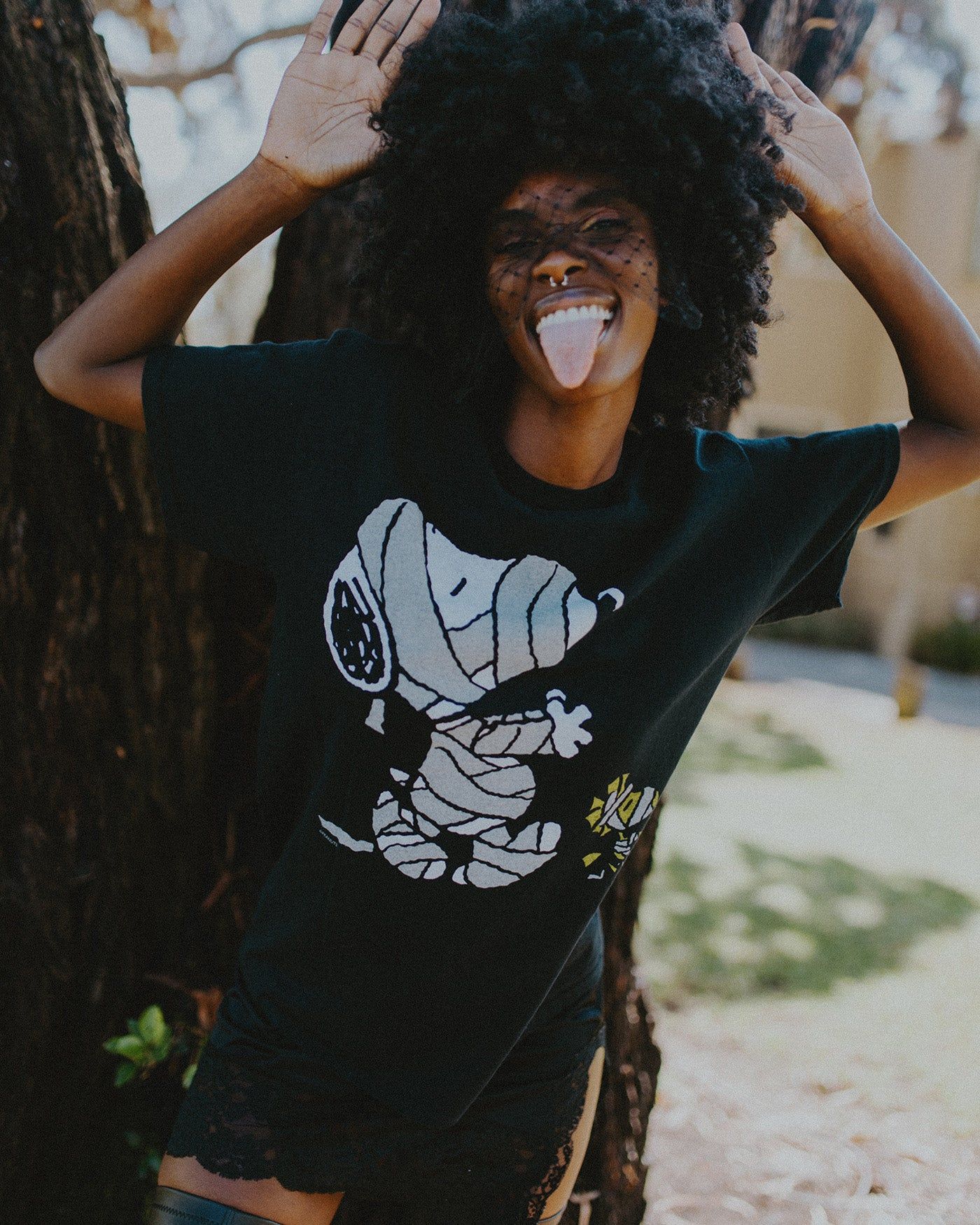 Peanuts Mummy Flea Market Tee sold by Junk Food Clothing product image thumbnail 2