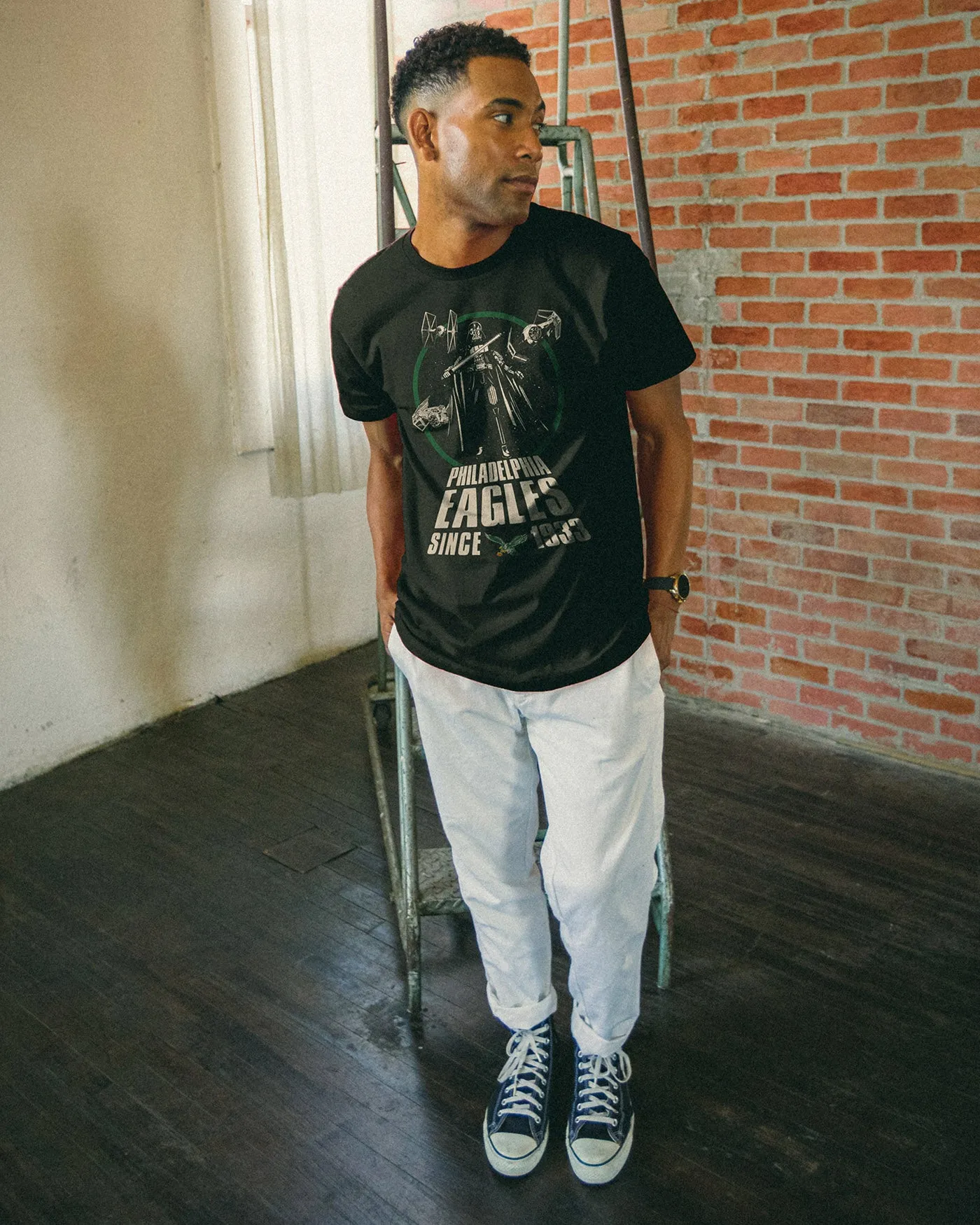 Eagles Star Wars��� Title Crawl Tee sold by Junk Food Clothing product image thumbnail 2