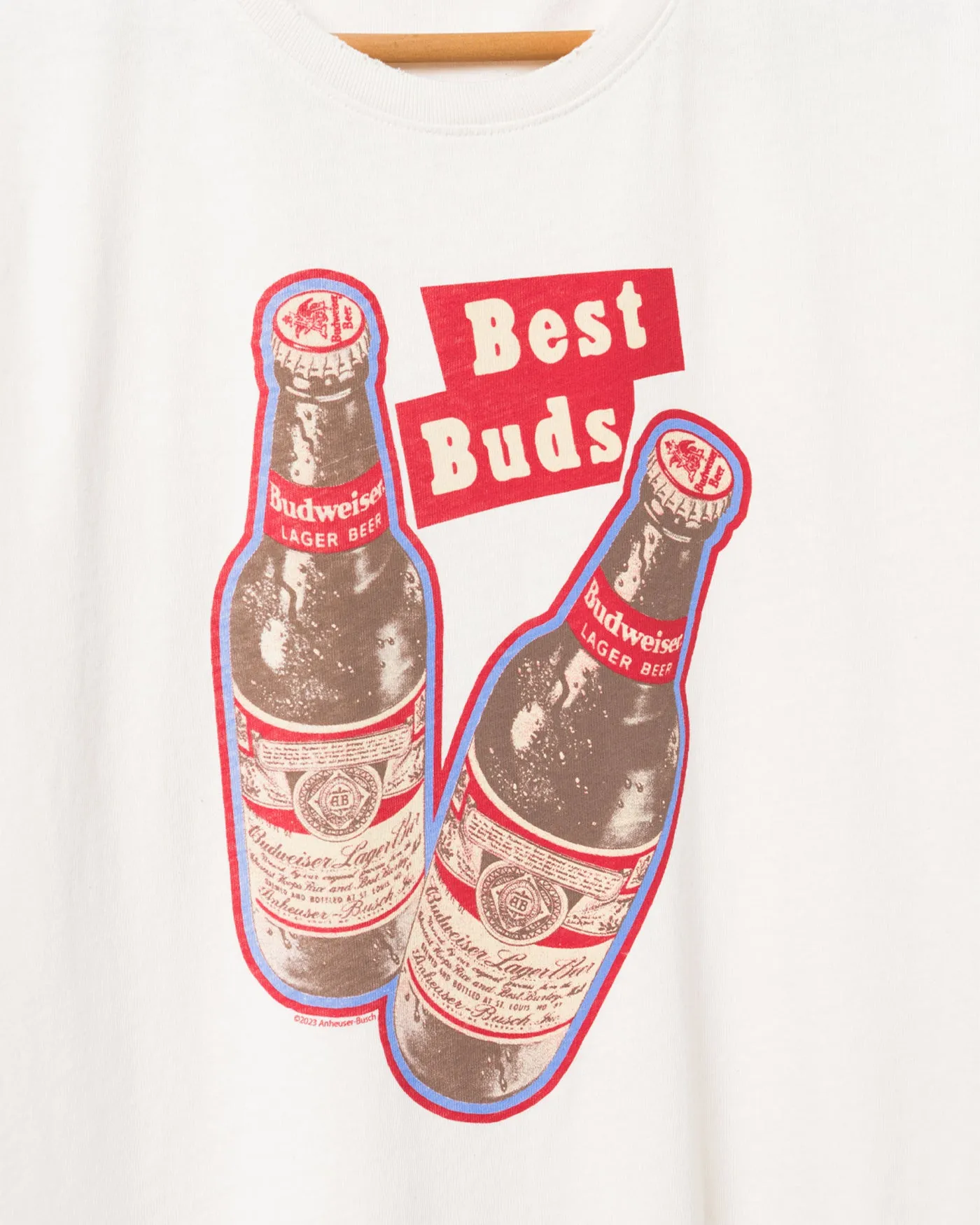 Women's Budweiser Best Buds Vintage Tee sold by Junk Food Clothing product image thumbnail 5