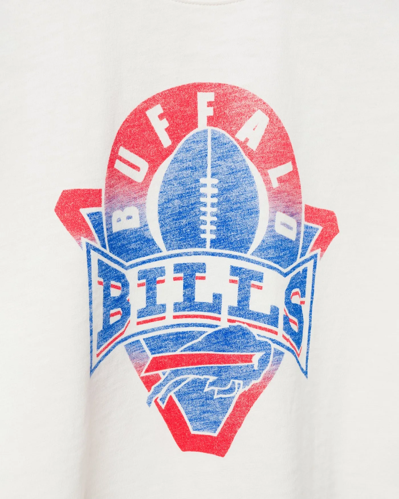 Women's Buffalo Bills Mock Neck Crop Tee sold by Junk Food Clothing product image thumbnail 3
