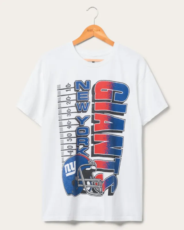 New York Giants Yardage Flea Market Tee sold by Junk Food Clothing