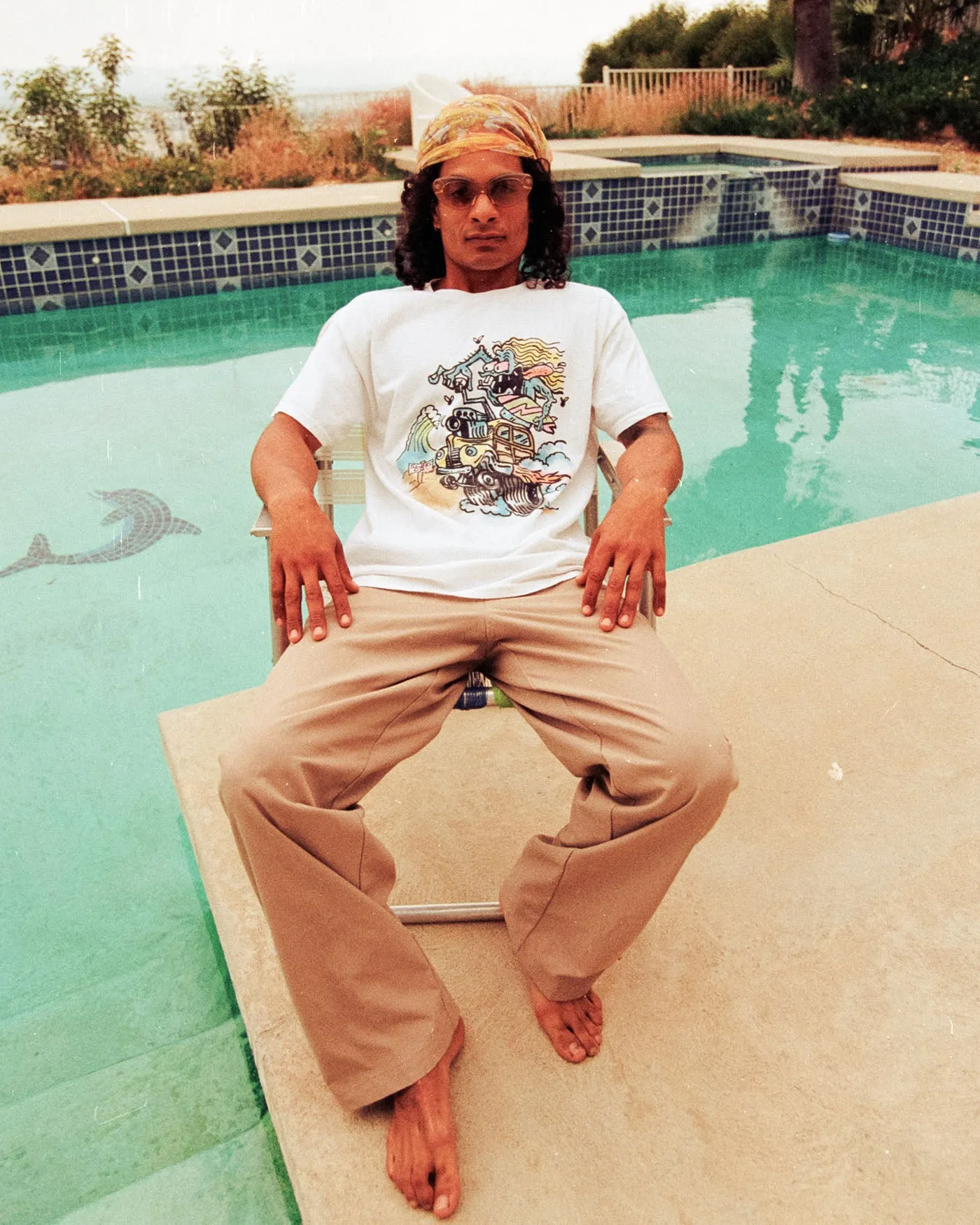 Surfs Up Airbrush Flea Market Tee sold by Junk Food Clothing product image thumbnail 3