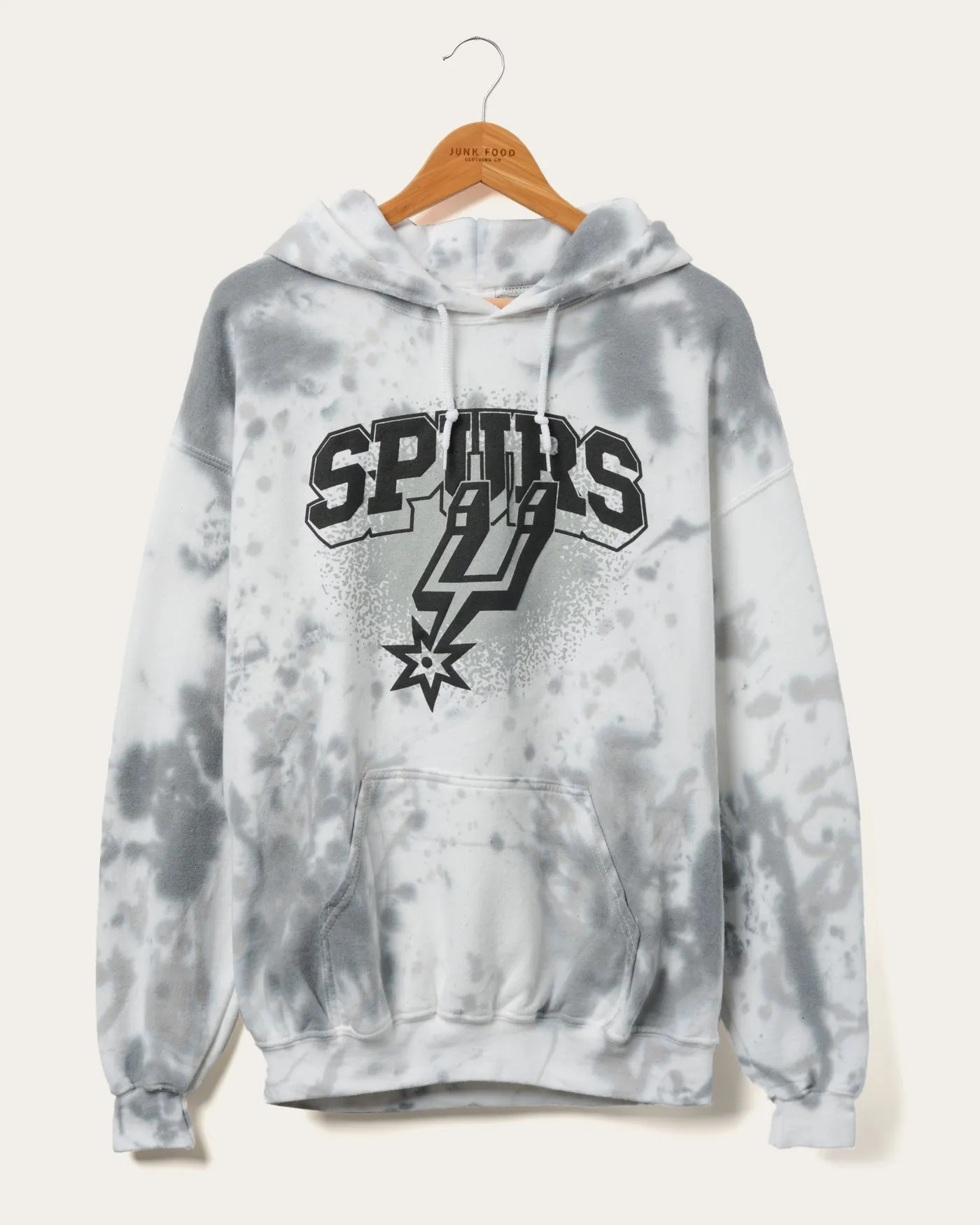 NBA San Antonio Spurs Tie Dye Hoodie sold by Junk Food Clothing
