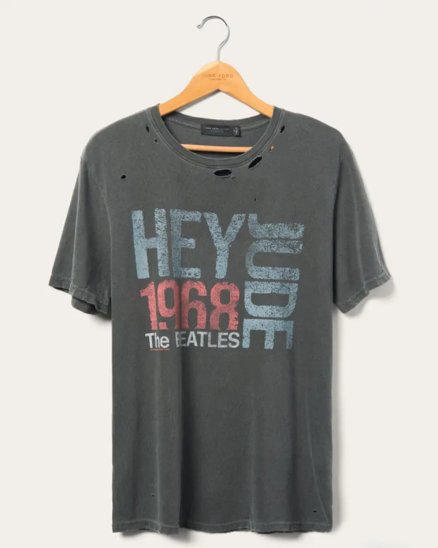 The Beatles Hey Jude Vintage Destroy Tee sold by Junk Food Clothing