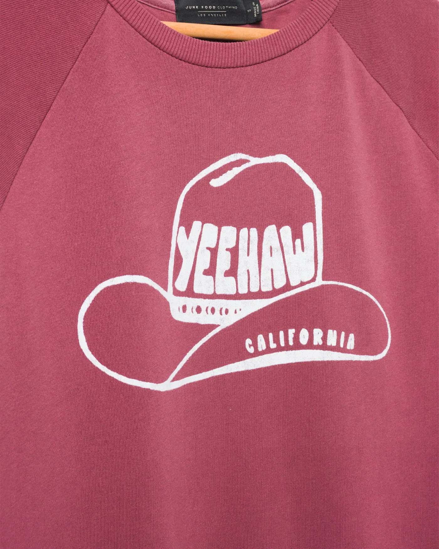 Women's Yeehaw Vintage Raglan Pullover sold by Junk Food Clothing product image thumbnail 4