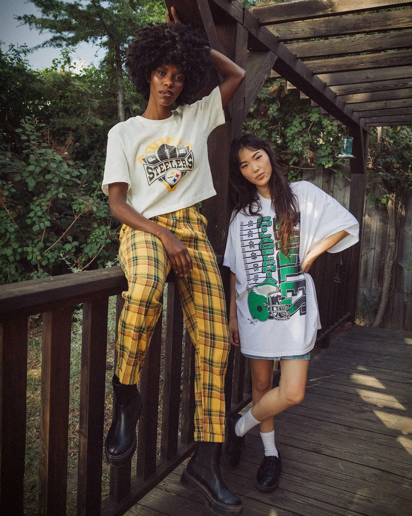 Philadelphia Eagles Yardage Flea Market Tee sold by Junk Food Clothing product image thumbnail 2