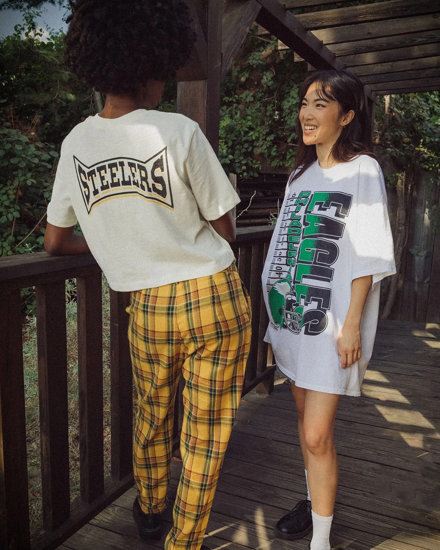 Philadelphia Eagles Yardage Flea Market Tee sold by Junk Food Clothing product image thumbnail 3