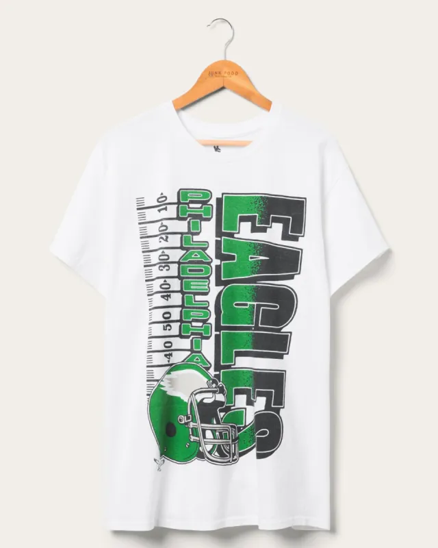 Philadelphia Eagles Yardage Flea Market Tee sold by Junk Food Clothing