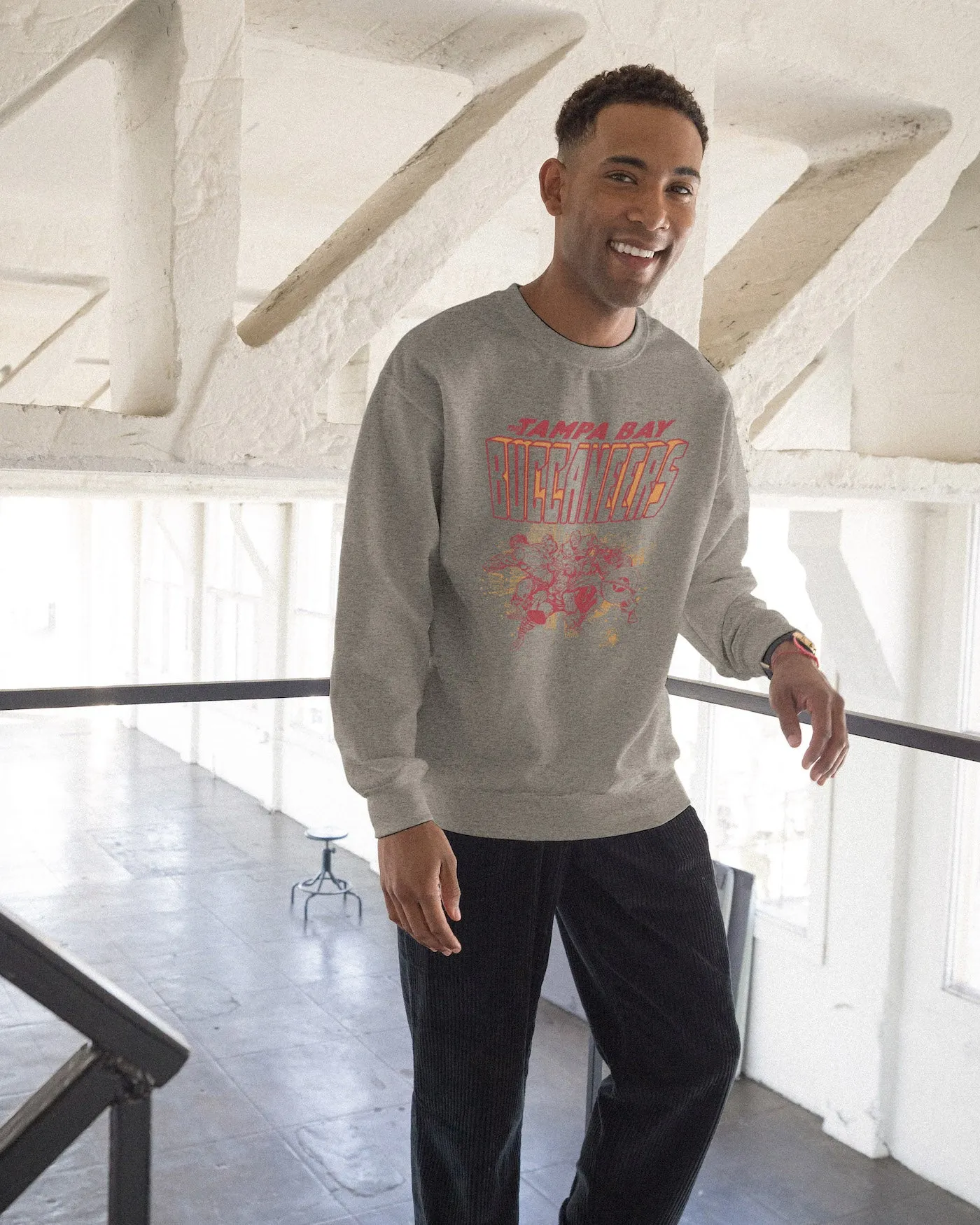 Buccaneers Avengers Throwback Crew sold by Junk Food Clothing product image thumbnail 2