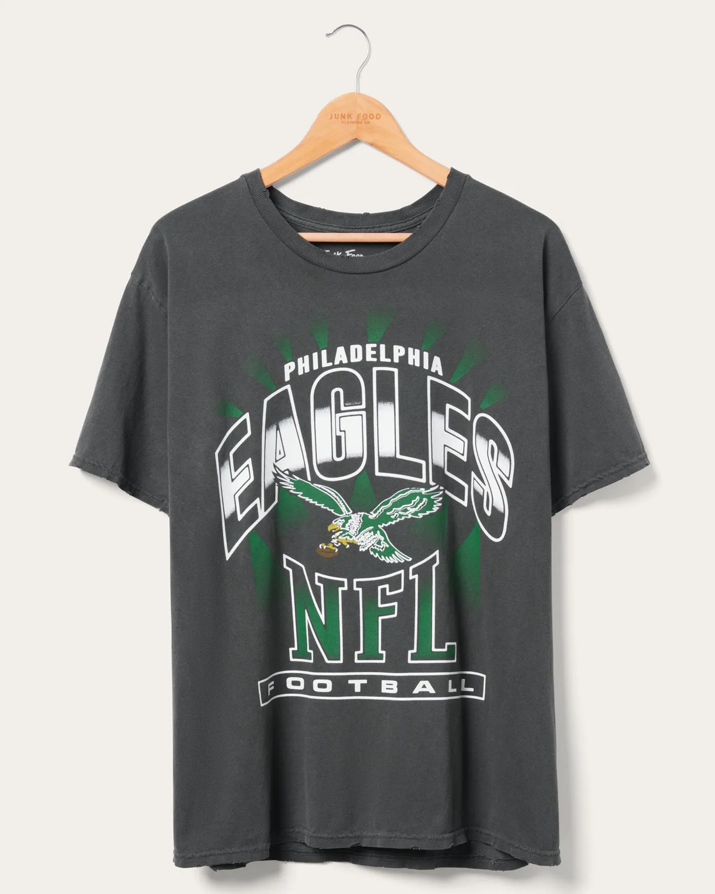 Philadelphia Eagles Chrome Flea Market Tee sold by Junk Food Clothing