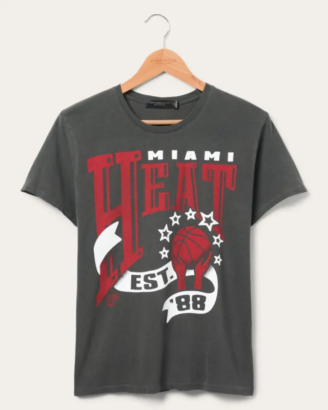 Women's Heat Banner Vintage Tee sold by Junk Food Clothing